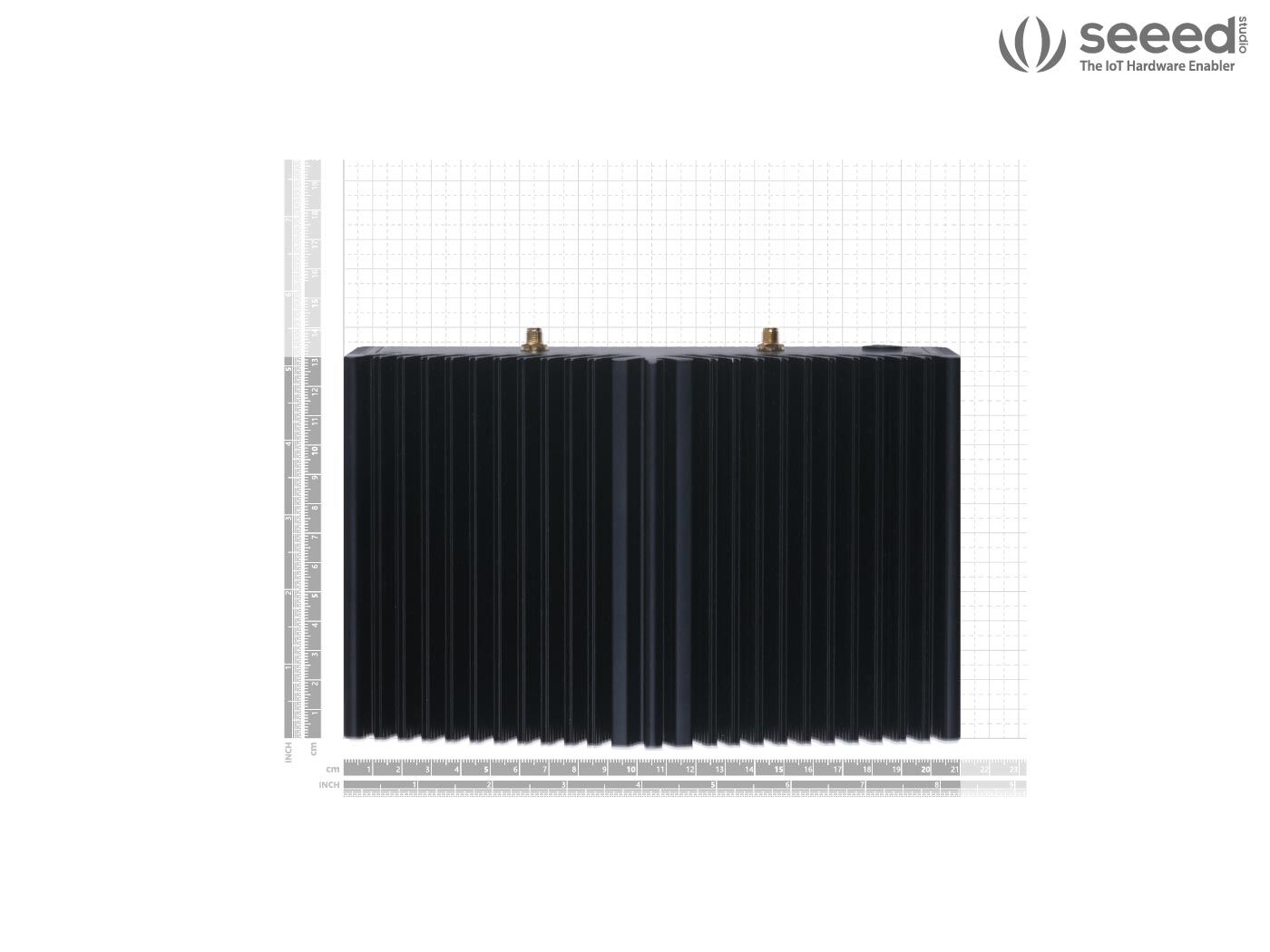 Jetson SUB Mini PC-Black with Jetson Xavier NX module, OLED screen, passive heat dissipation design, no-fan designing, 256GB SATA SSD, WiFi, Antennas and pre-installed JetPack System - Image 5