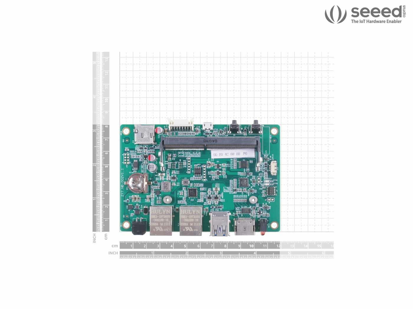 EX1-Dual ethernet ports Carrier Board for Jetson Nano/Xavier NX/TX2 NX with dual ethernet ports, SIM card slot, and Rich Pins (I2C, UART, GPIO, etc.) - Image 5