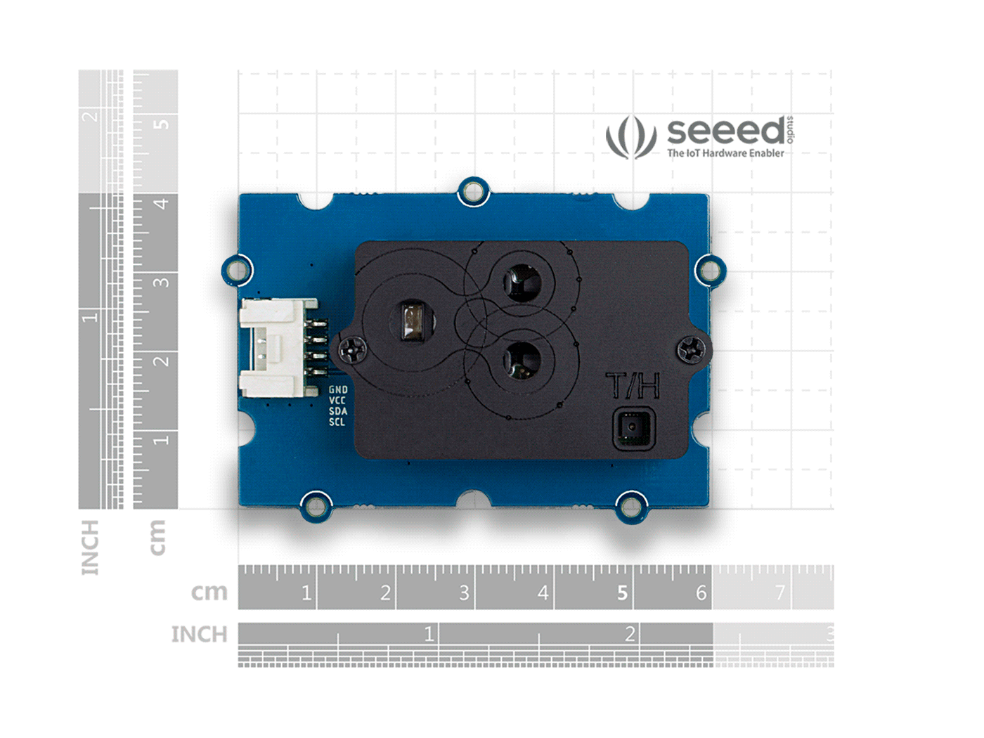Grove - CO2 & Temperature & Humidity Sensor (SCD30) - NDIR technology, algorithms, ideal for Smart Ventilation System - Image 4
