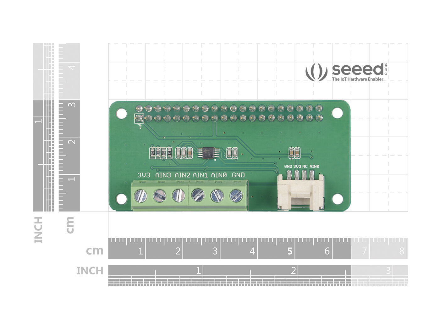 4-Channel 16-Bit ADC for Raspberry Pi (ADS1115) - Image 4