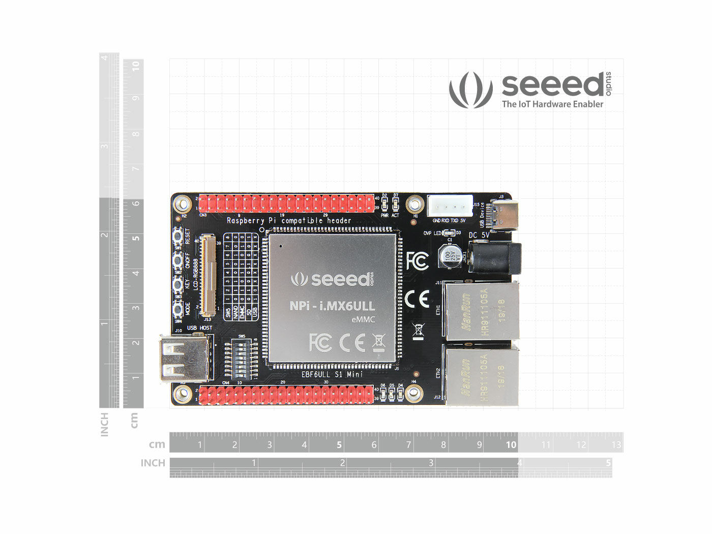 NPi i.MX6ULL Dev Board - Linux SBC - eMMC Version - Image 5