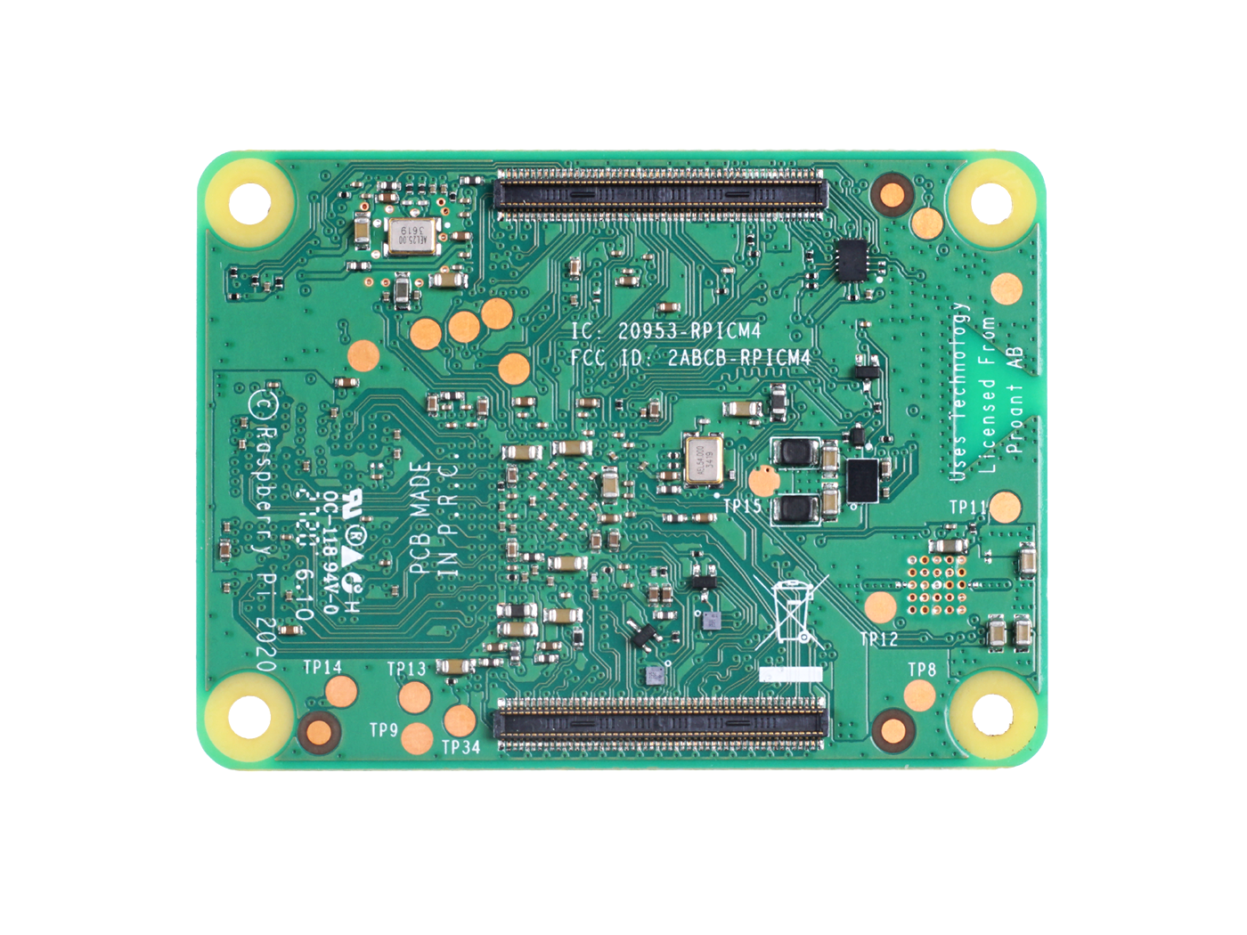 Raspberry Pi Compute Module CM4001008 - 1GB RAM, 8GB eMMC (CM4001008) - Image 3
