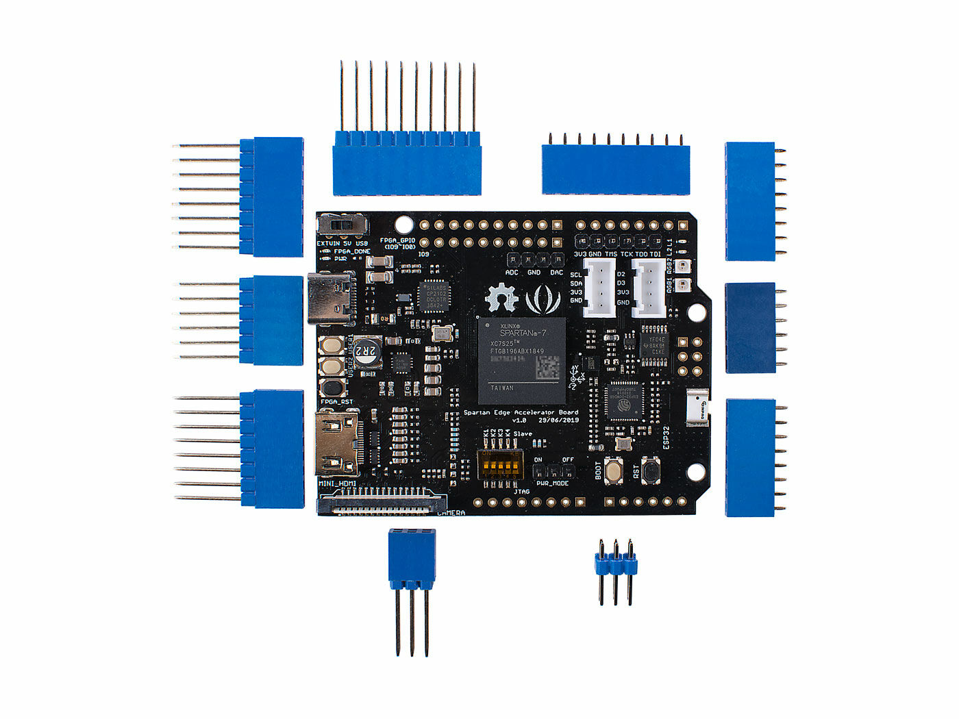 Spartan Edge Accelerator Board - Arduino FPGA Shield with ESP32 - Image 4