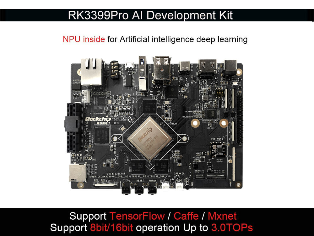 Toybrick RK3399Pro AI Developer Kit -3G+16GB eMMC Base