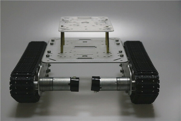 TS100 Shock Absorber Tank Chassis with Track and DC Geared Motors Kit - Image 3