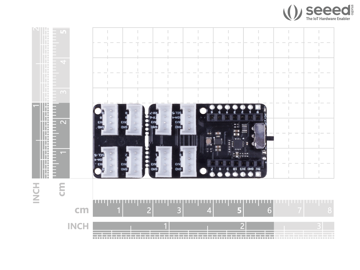 Seeed Studio Grove Base for XIAO - with embedded battery management chip - Image 4