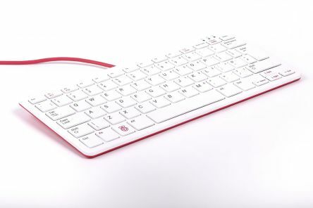 Raspberry Pi Keyboard ES Red/White