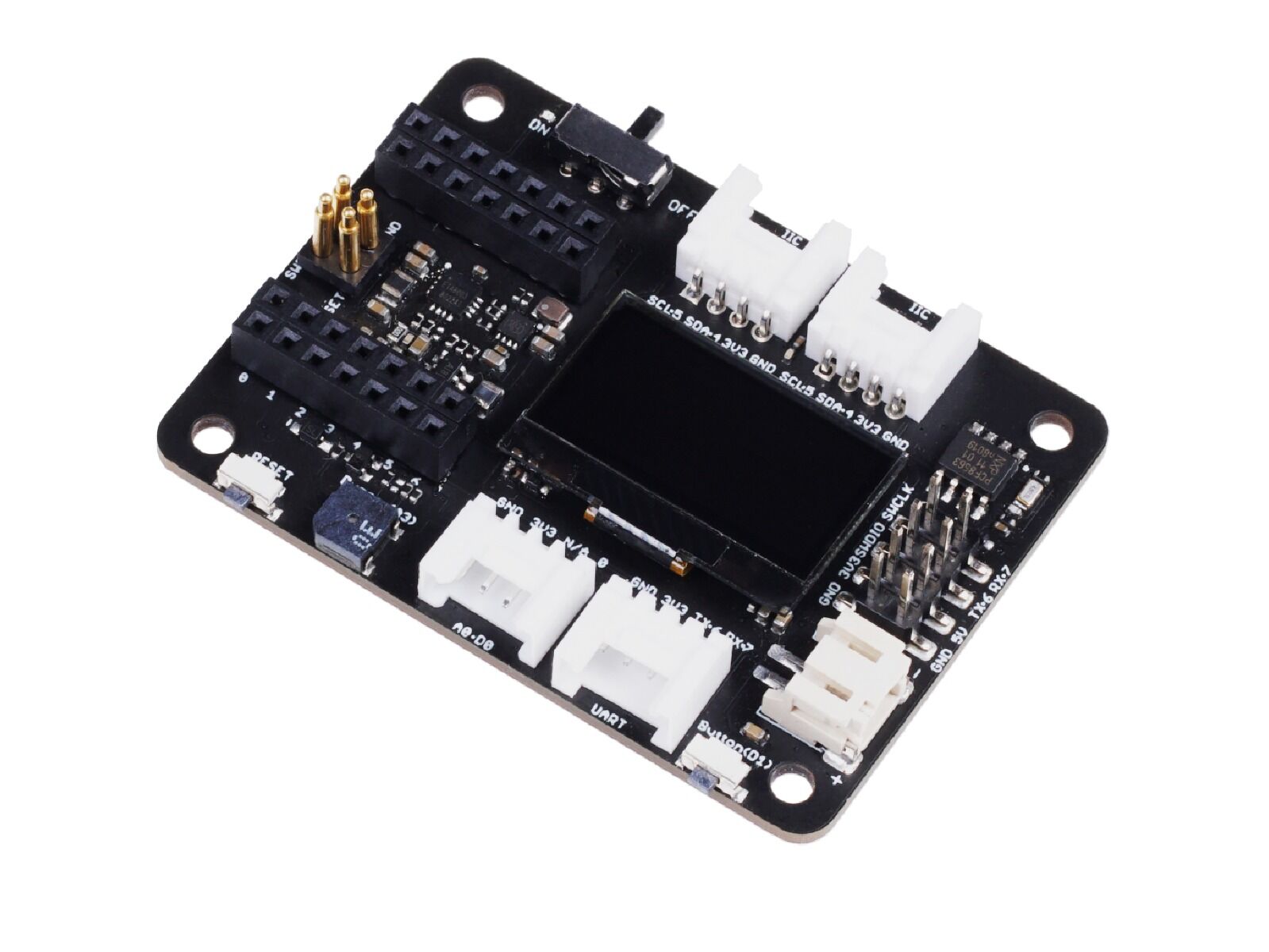 Seeed Studio Expansion Board Base for XIAO with Grove OLED - IIC, Uart, Analog/Digital - Image 2