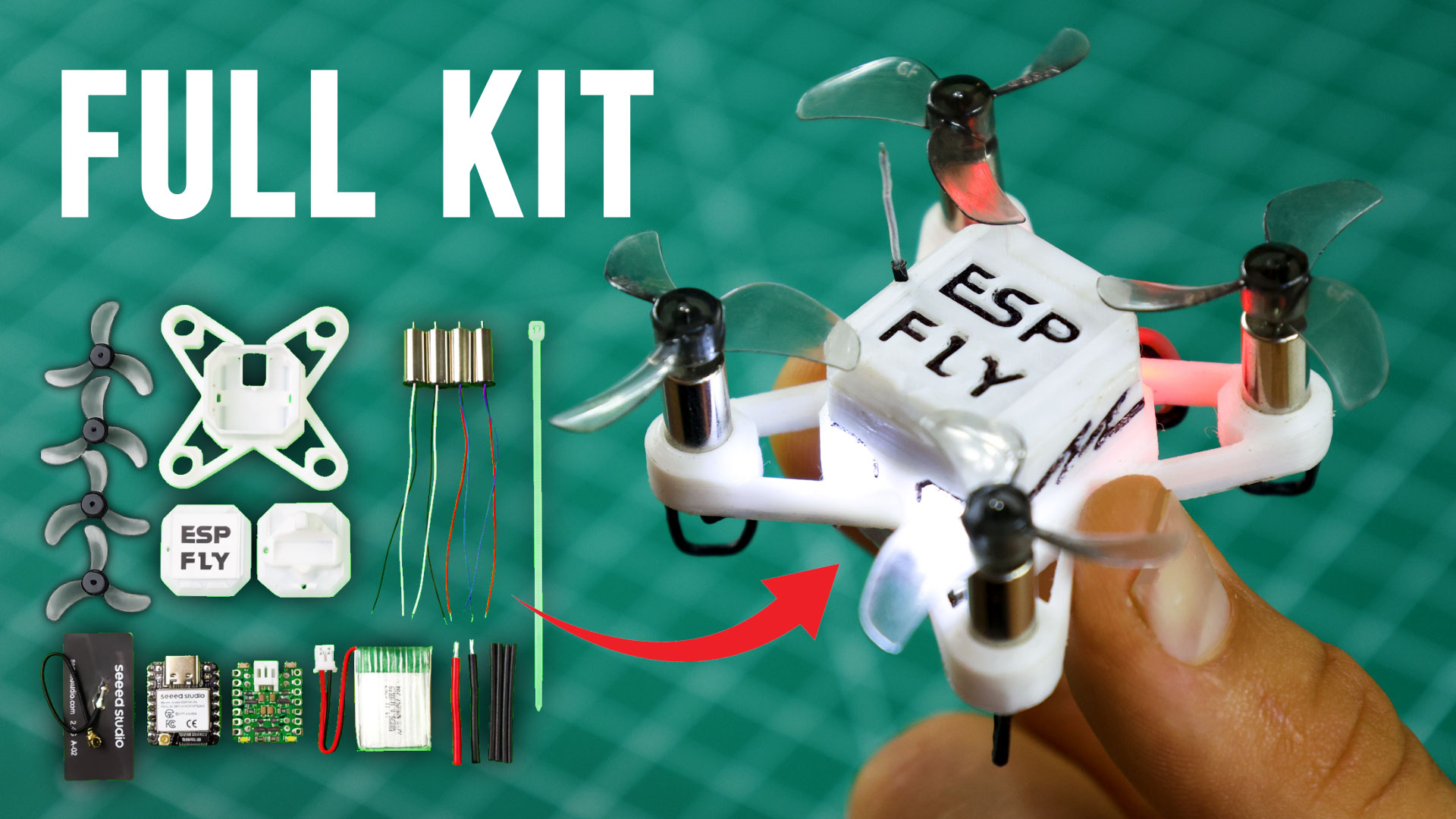 ESP-FLY ile Tanışın: Başlangıcı Kolay, Küçük, Hacklenebilir ESP Drone
