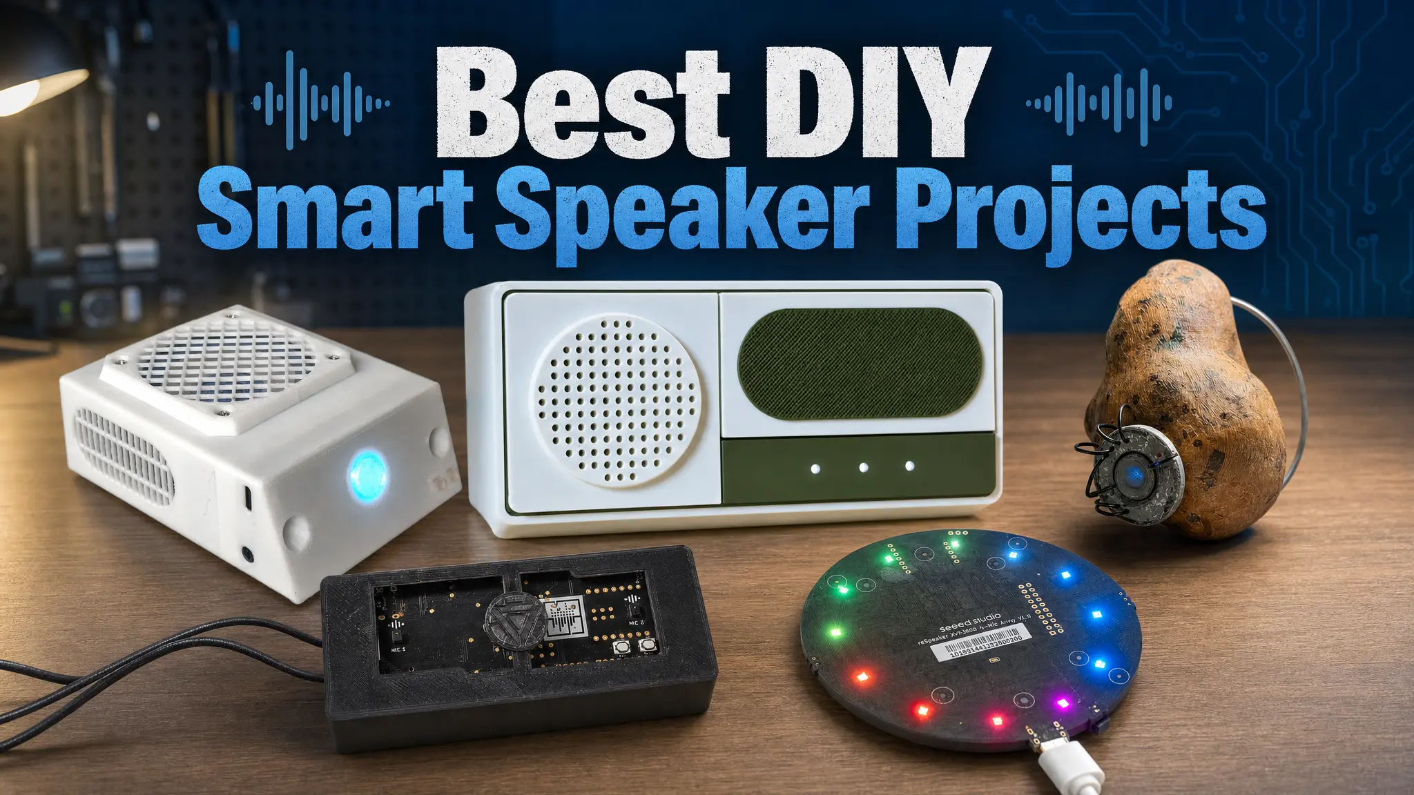 Ev Asistanı Sesli Asistanlar için En İyi 5 DIY Akıllı Hoparlör Projesi