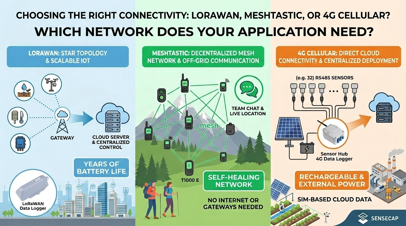 LoRaWAN vs. Meshtastic: Choosing the Right Network for Your Project