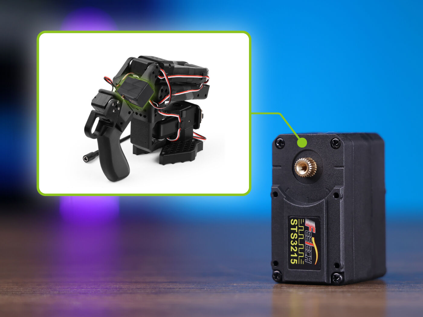 Feetech ST3215 C001 Servo 7.4V 1:345 Gear Ratio