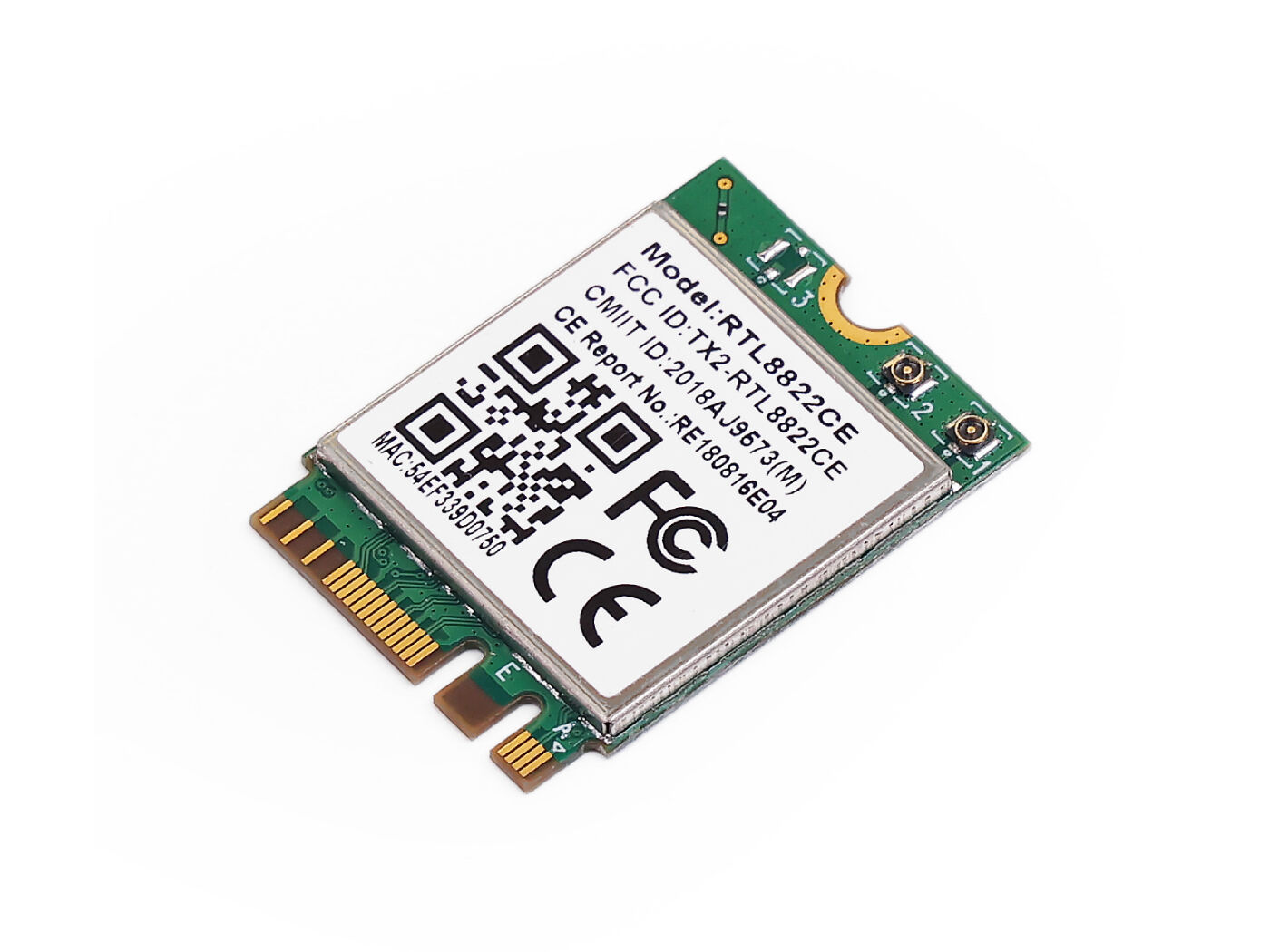 RTL8822CE Kablosuz NIC, 2.4G/5GHz Çift Bant WiFi 5, Bluetooth 5.0, Jetson Orin ile uyumlu