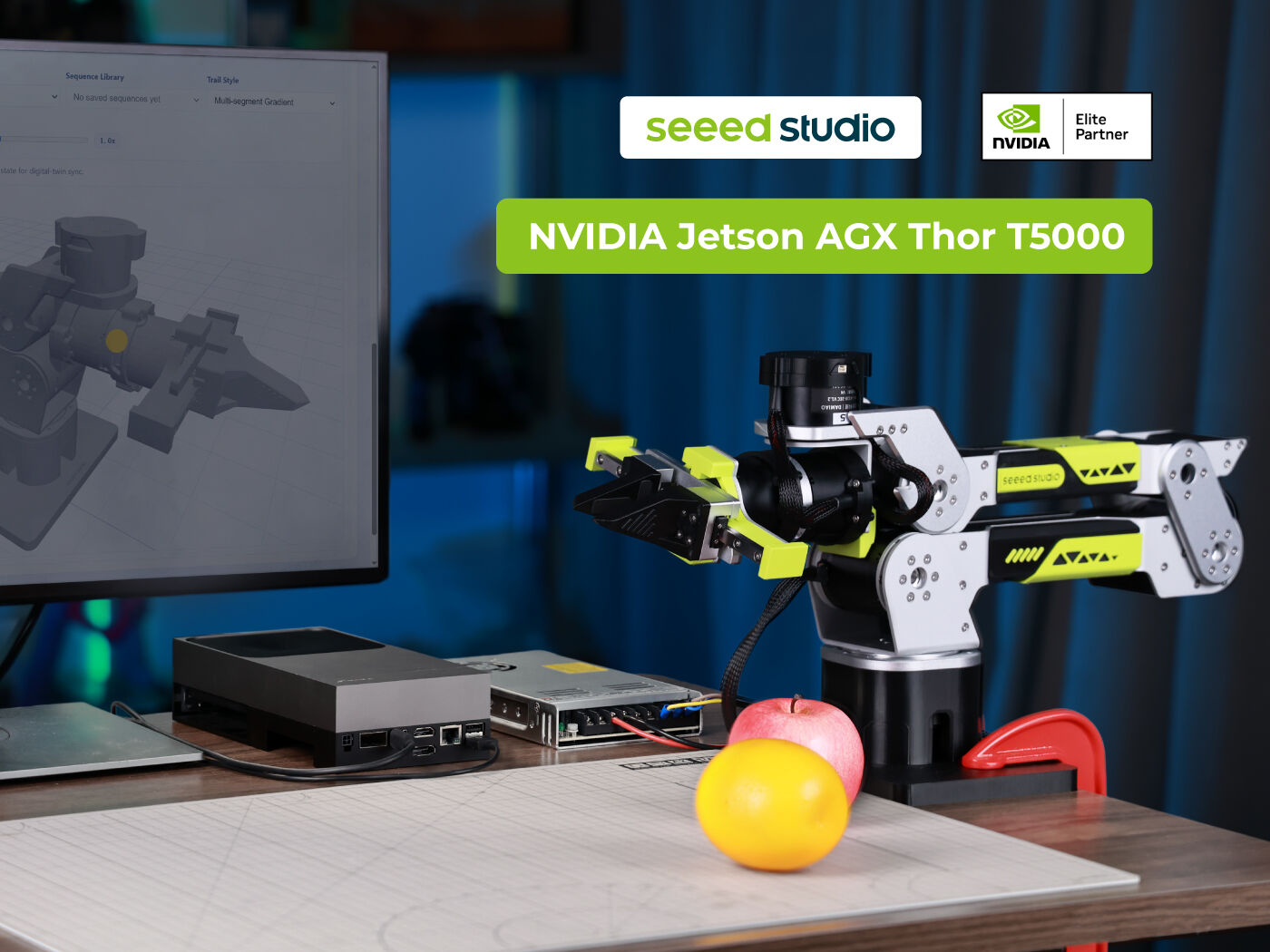 reBot Arm B601-DM Paketi ile Jetson Thor