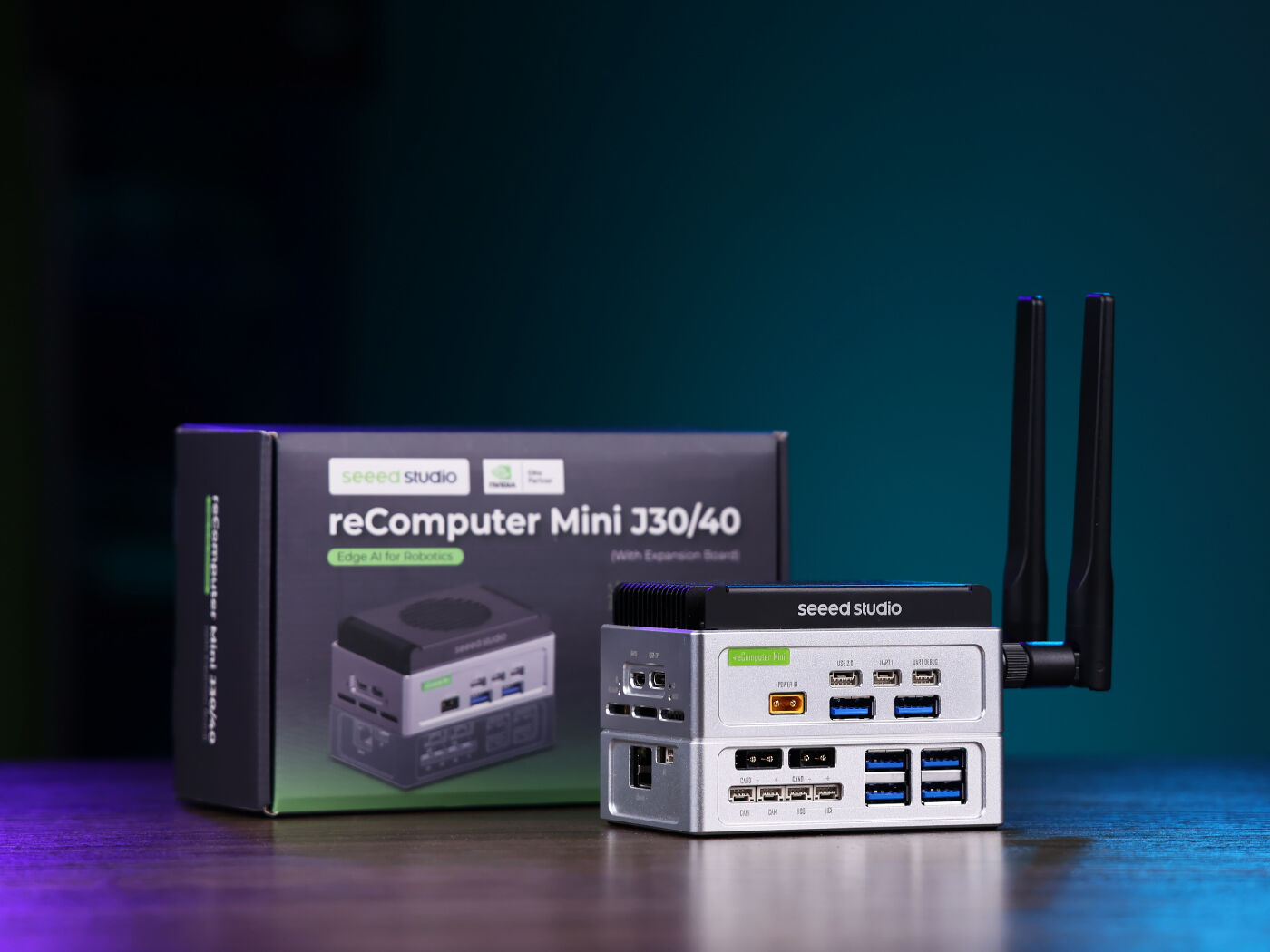 reComputer Mini J3011 ile Uzantı - NVIDIA® Jetson™ Orin™ Nano 8GB ile Akıllı Kenar AI Bilgisayarı