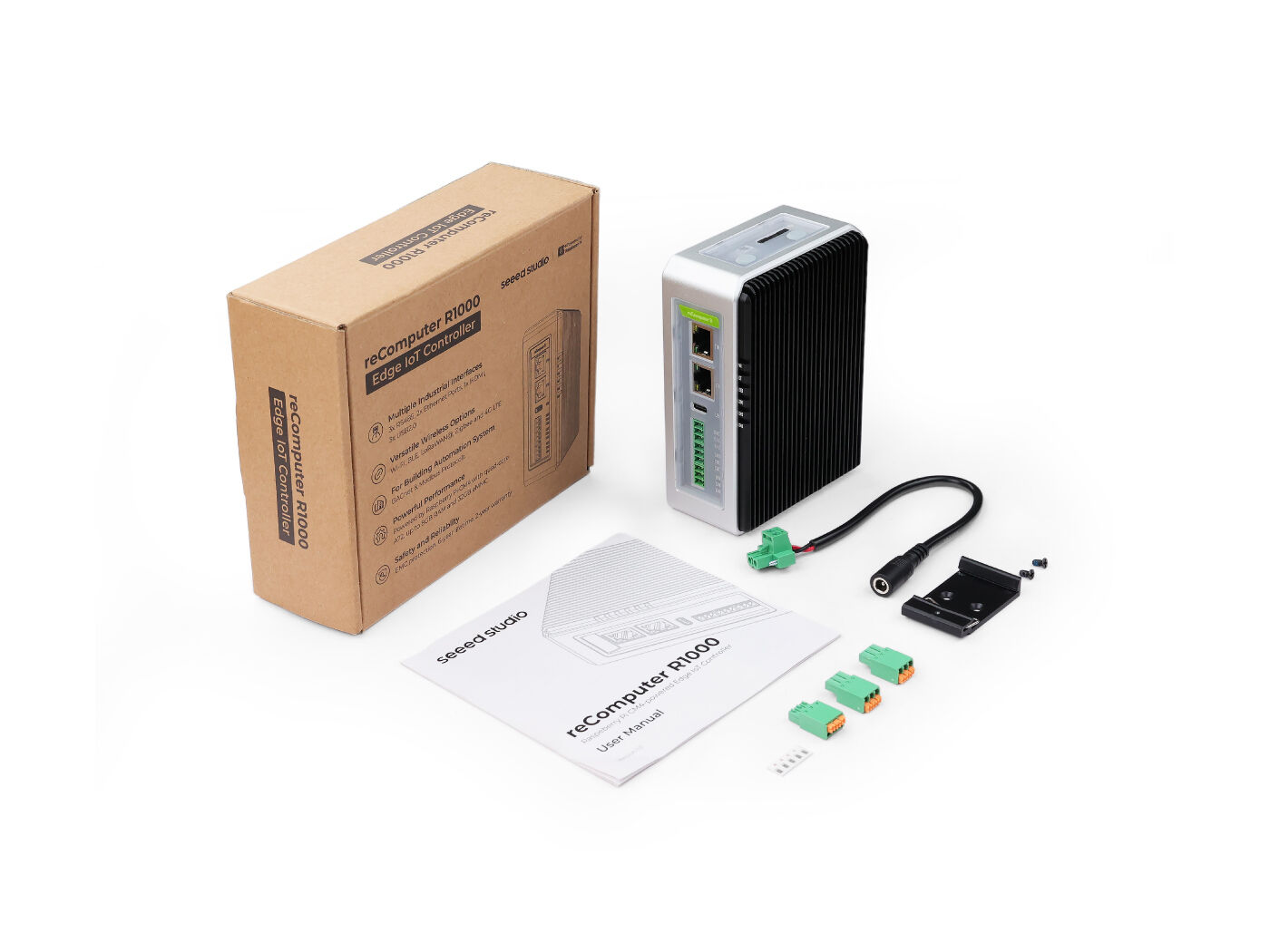 reComputer R1035-10 - Raspberry Pi IoT Geçidi ve Kontrol Cihazı, CM4 Destekli, AI Yeteneği | 8GB RAM, 32GB eMMC - Görsel 8