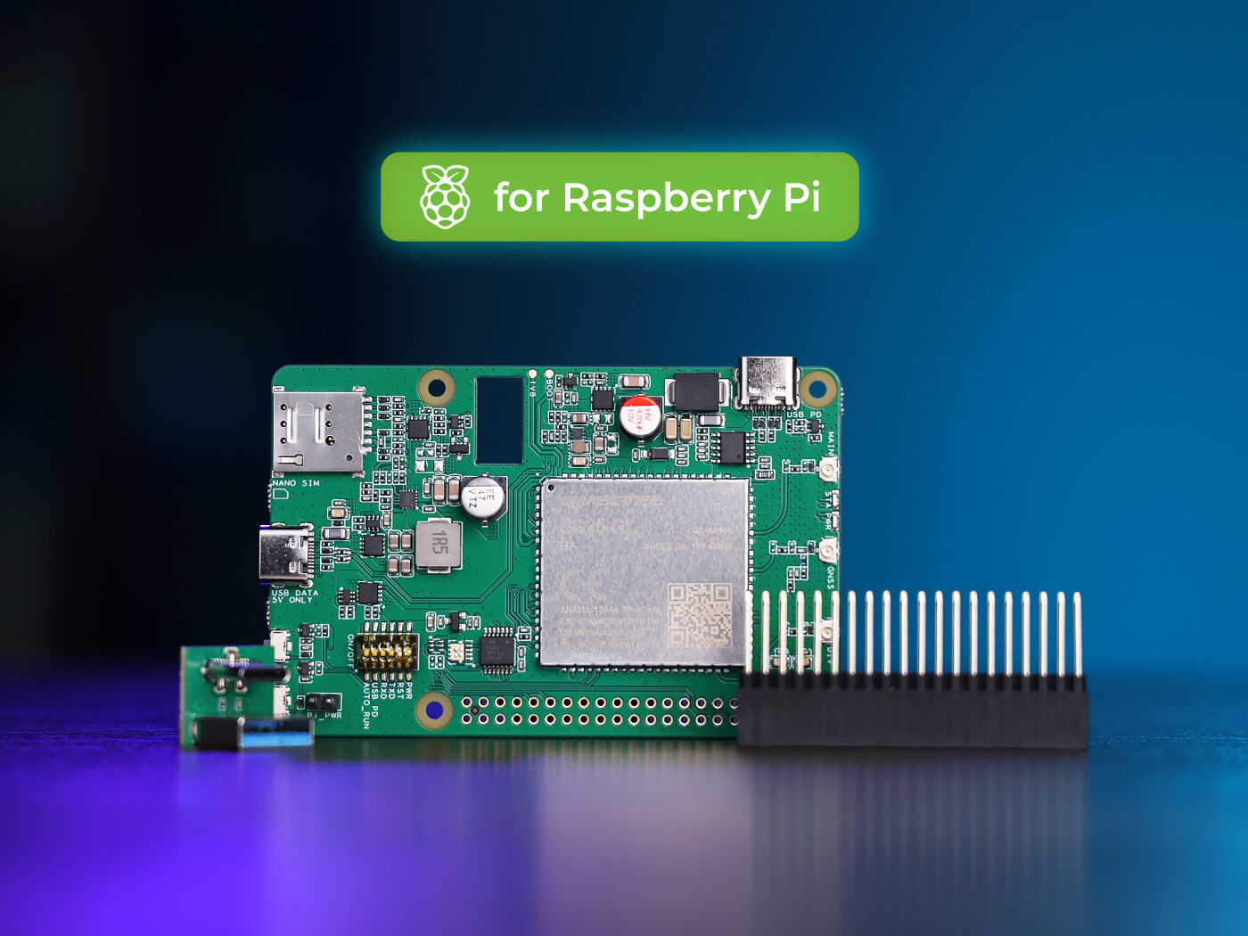 Raspberry Pi 4G LTE CAT4 HAT, Quectel EG25-GL ile, Tak ve Çalıştır, Küresel Bantlar