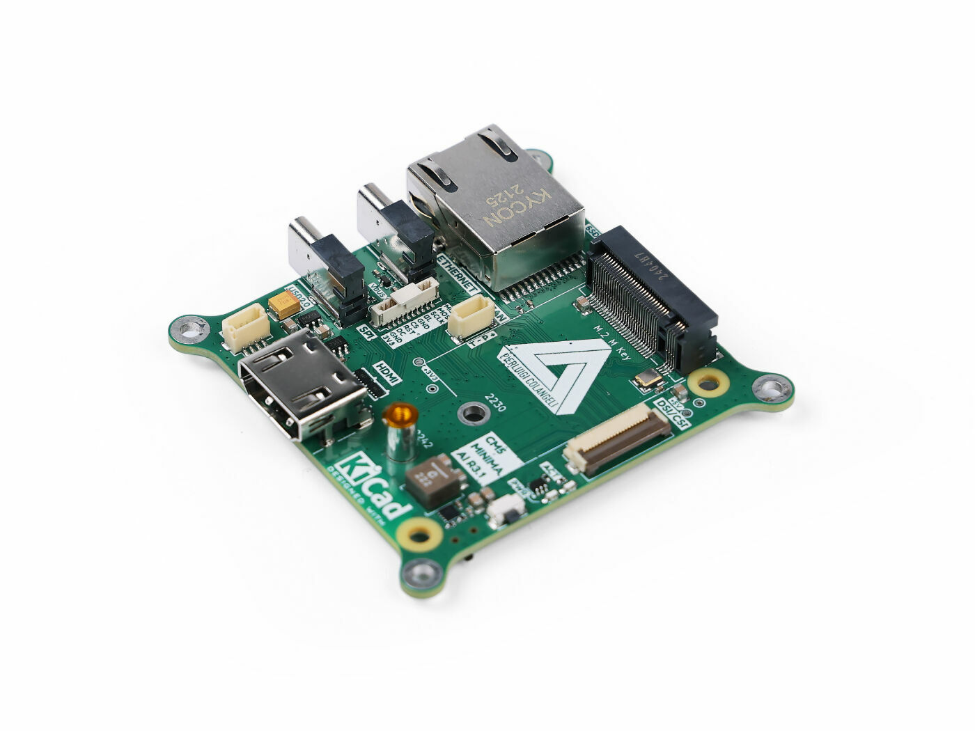 CM5 MINIMA & Raspberry Pi Compute Module 5 – Compact Carrier Board for Raspberry Pi Compute Module 5, M.2 Hailo AI/SSD, CSI/DSI,Gigabit Ethernet, HDMI, USB-C PD - Image 3