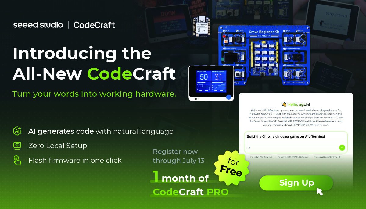 CodeCraft Burada: Kelimeleri dakikalar içinde çalışan donanıma dönüştürün
