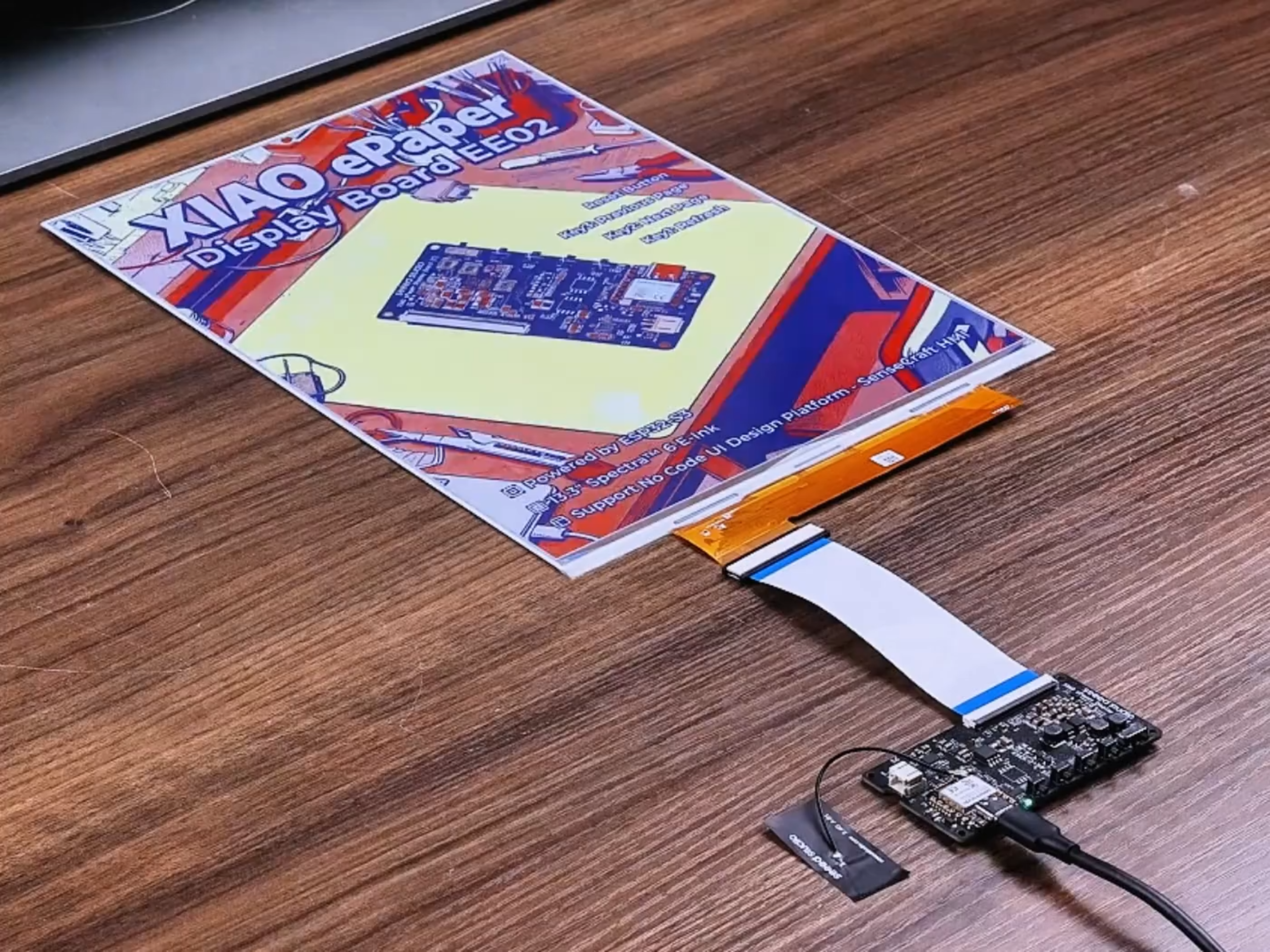 XIAO ePaper DIY Kiti EE02, 13.3" Spectra™ 6 E-Ink için