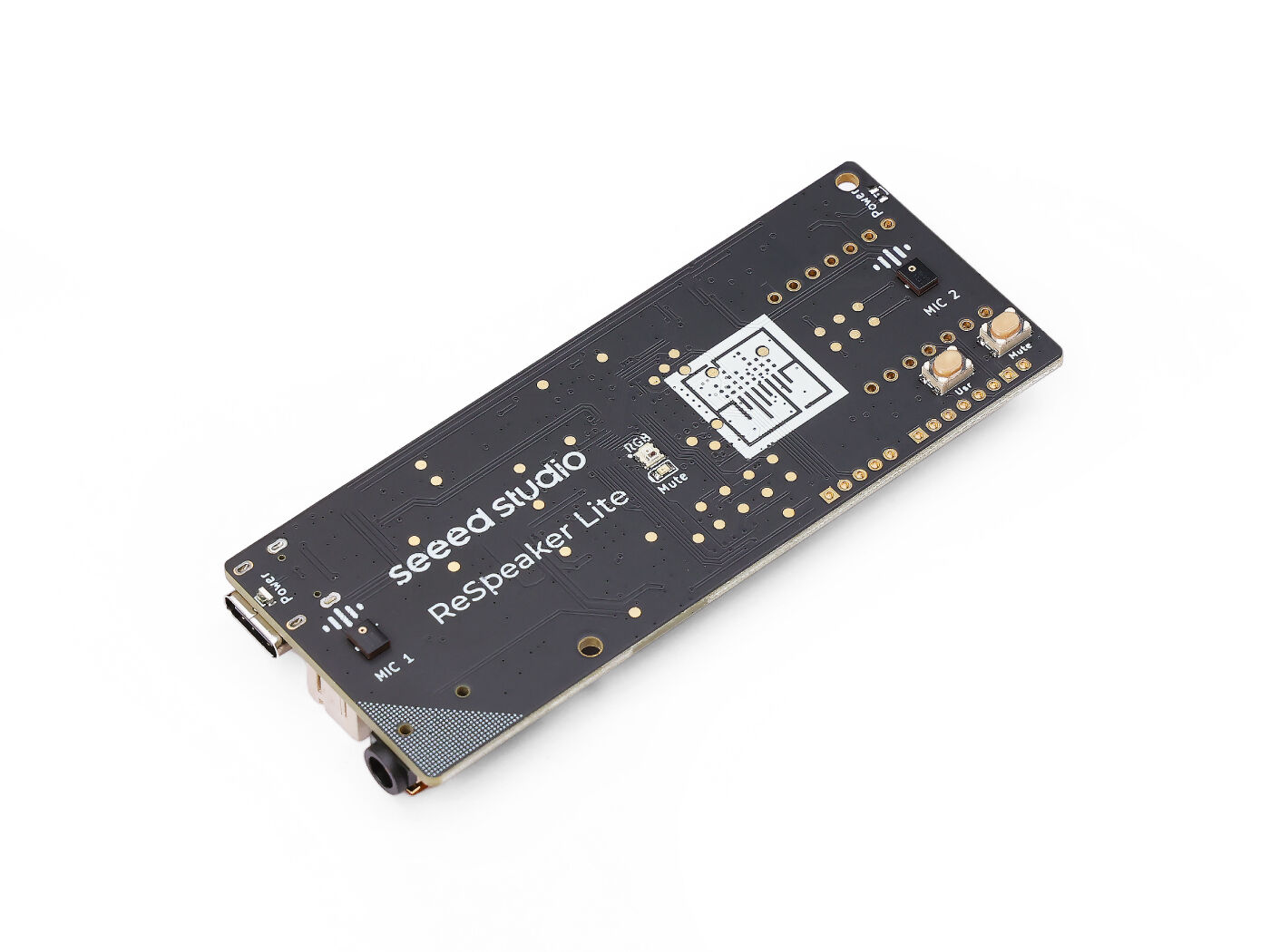 reSpeaker Lite - USB 2-Mic Array with Onboard AI Audio Processing Algorithms, compatible with Seeed Studio XIAO ESP32S3 (Sense), Raspberry Pi, Adafruit QT Py - Image 4