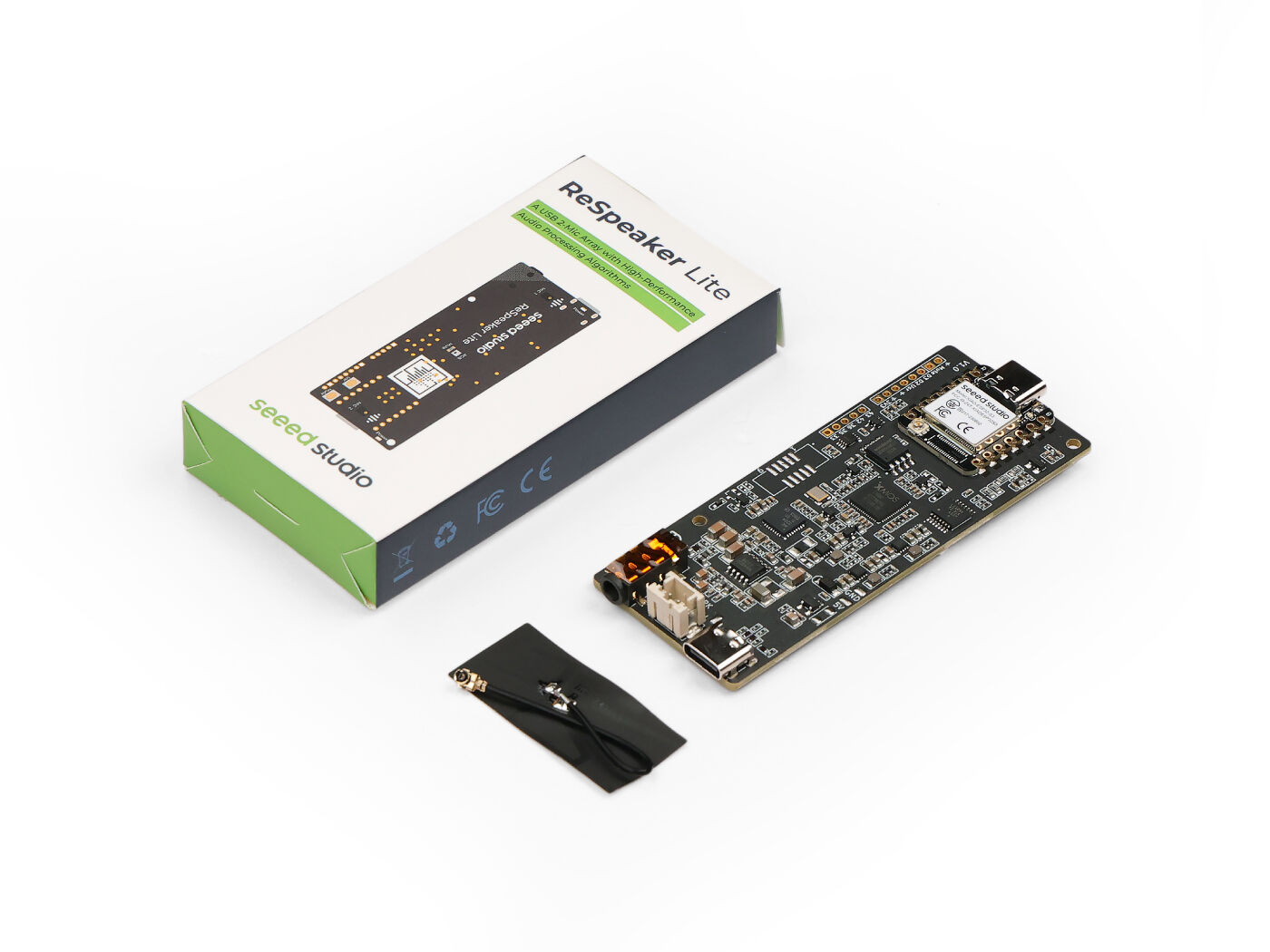 ReSpeaker Lite Voice Assistant Kit,( Optional)Full Kit of 2 Mic Array, Mono Enclosed Speaker, and Enclosure - Image 5