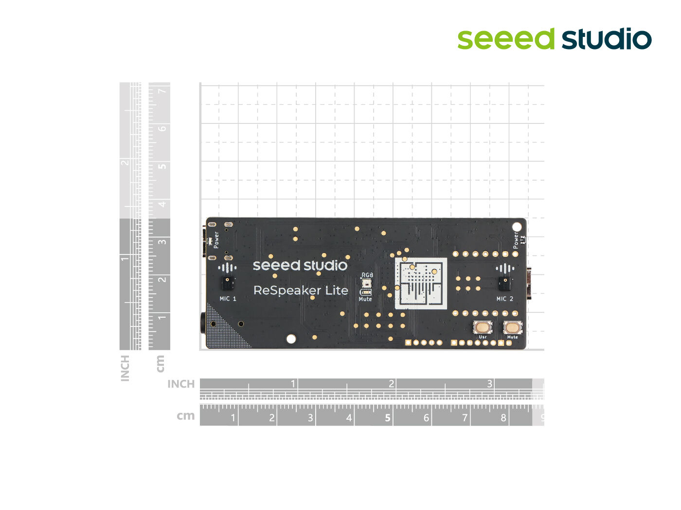 reSpeaker Lite - USB 2-Mic Array with Onboard AI Audio Processing Algorithms, compatible with Seeed Studio XIAO ESP32S3 (Sense), Raspberry Pi, Adafruit QT Py - Image 6