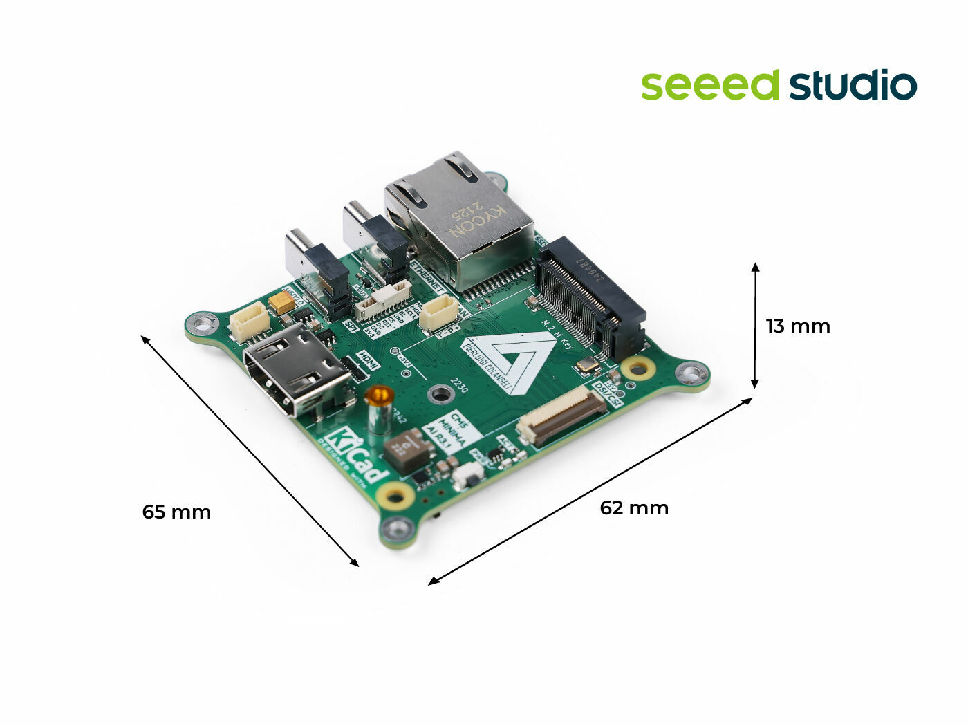 CM5 MINIMA & Raspberry Pi Compute Module 5 – Compact Carrier Board for Raspberry Pi Compute Module 5, M.2 Hailo AI/SSD, CSI/DSI,Gigabit Ethernet, HDMI, USB-C PD - Image 7