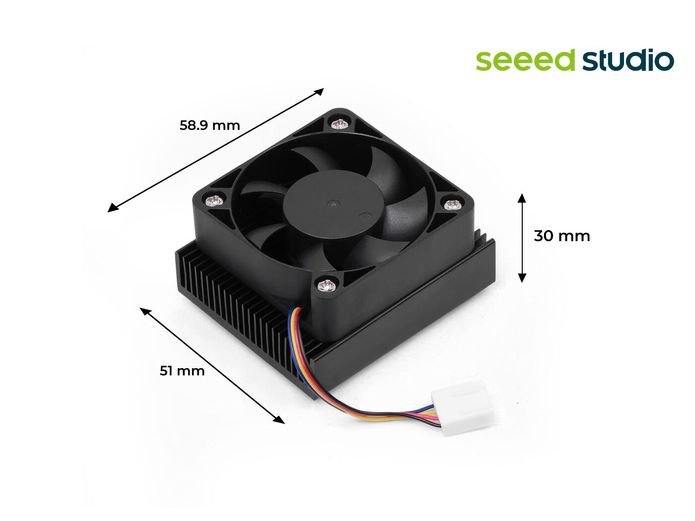 Aluminum Heatsink with Fan for Jetson Orin Module Super Mode - Image 7
