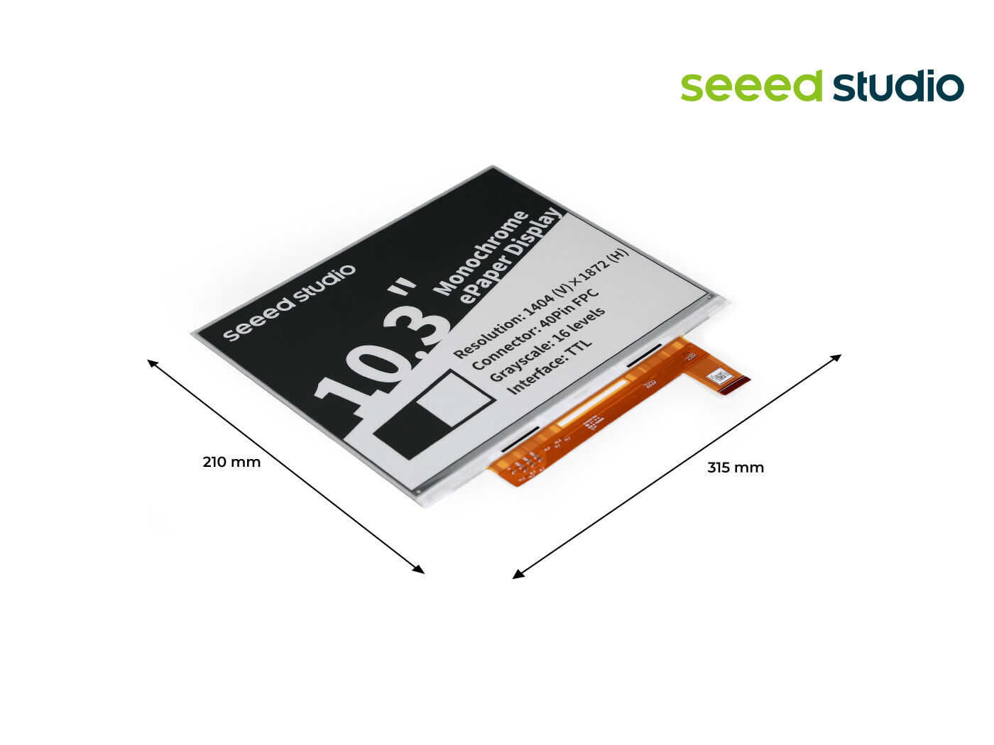 XIAO ePaper DIY Kit EE03 for 10.3" Monochrome ePaper Display - Image 8