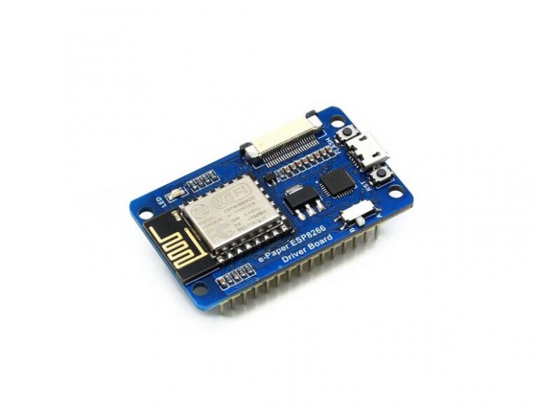 Evrensel e-Paper / e-ink Ham Panel Sürücü Kartı, ESP8266 WiFi Kablosuz - Görsel 4