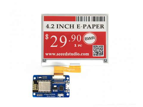 Evrensel e-Paper / e-ink Ham Panel Sürücü Kartı, ESP8266 WiFi Kablosuz