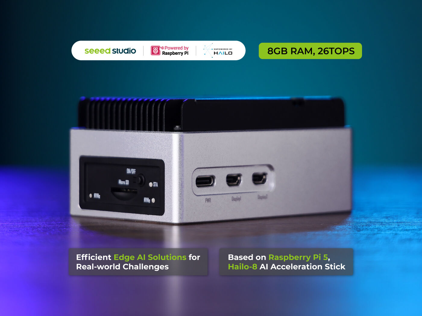 reComputer AI R2130-12 - The World's Most Powerful Raspberry Pi AI Box
