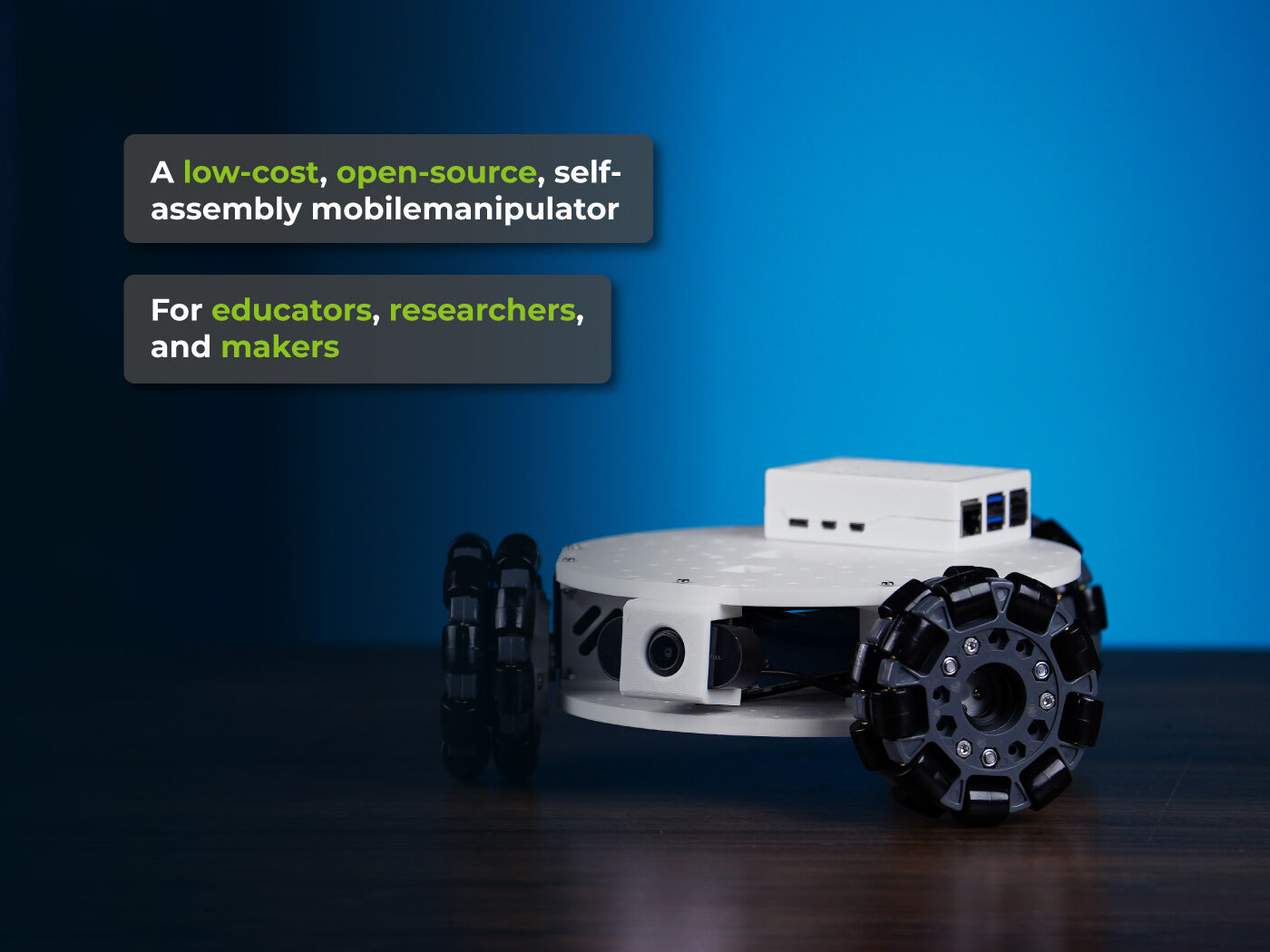 LeKiwi Kit(12V Version) Mobile Base with 3D Printed Parts and Battery