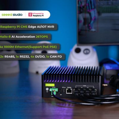 reComputer Industrial R2246-12 - The Most Reliable and Powerful Raspberry Pi Edge AI/IOT NVR with 26 TOPS