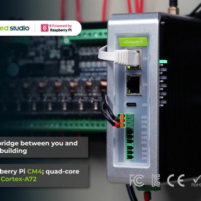 reComputer R1036-10 - Raspberry Pi IoT Gateway & Controller, CM4-Powered, AI Capable | 8GB RAM, 64GB eMMC