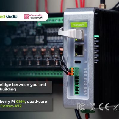 reComputer R1114-10 - Raspberry Pi IoT Gateway & Controller, CM4-Powered, AI Capable | 2GB RAM, 16GB eMMC
