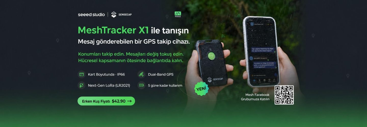 MeshTracker X1, IP66 koruma ile konum takibi ve mesajlaşma imkanı sunan, Dual-Band GPS ve Next-Gen LoRa (LR2021) özellikli bir GPS takip cihazıdır.