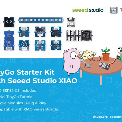 TinyGo Starter Kit with Seeed Studio XIAO - Program Embedded Hardware in Go, Solderless, Grove Modules, Official TinyGo Tutorial